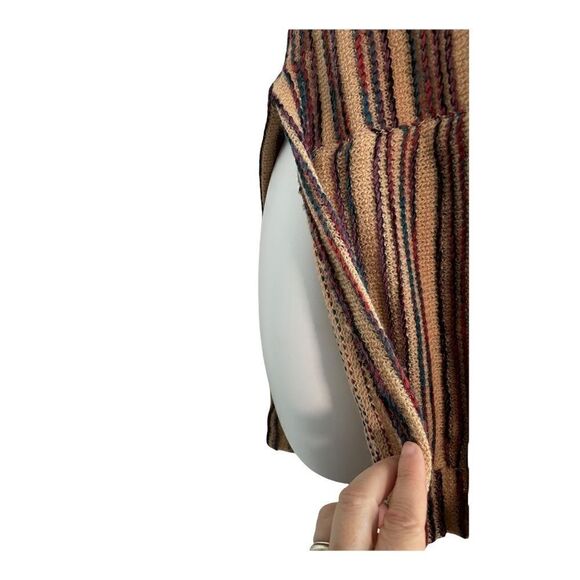 Carol Horn Knit Striped Wool Tunic 70s Pullover - Picture 11 of 15